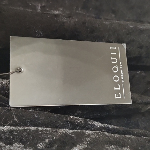 ELOQUII Velvet Top, Black, Women's 16 - Picture 3 of 7